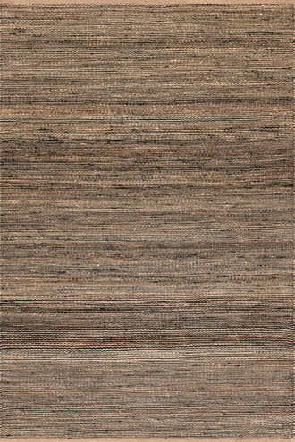 Black Striped Handwoven Jute Rug swatch