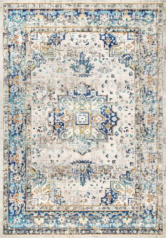 Blue 3' x 5' Fading Token Rug swatch