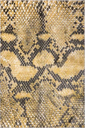 Beige Shayla Snake Textured Rug swatch