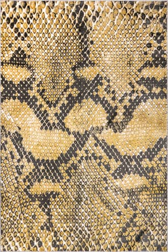 Beige 8' x 10' Shayla Snake Textured Rug swatch