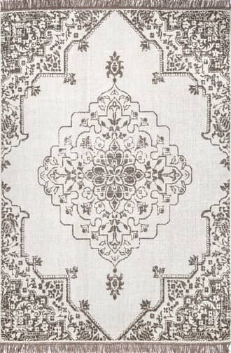 Rosette With Fringes Indoor/Outdoor Rug primary image