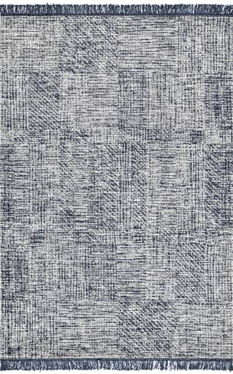 4' x 6' Simple Fringed Indoor/Outdoor Rug primary image