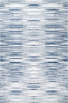 Blue 5' x 7' 6" Trishna Striated Abstract Rug swatch