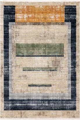 Beige Sarina Faded Shapes Rug swatch