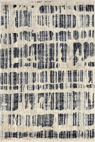 Navy Lafayette Abstract Striped Rug swatch