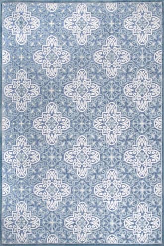 Raised Snowflake Tessellation Indoor/Outdoor Rug primary image