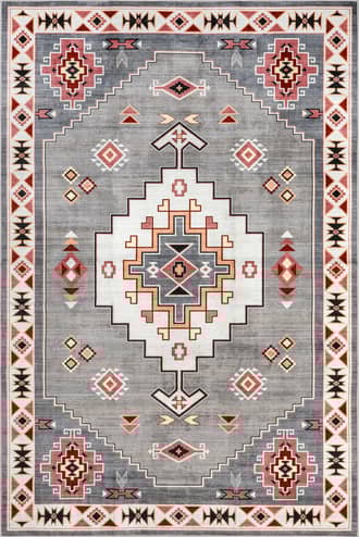 Weslie Southwestern Stain Resistant Washable Rug primary image