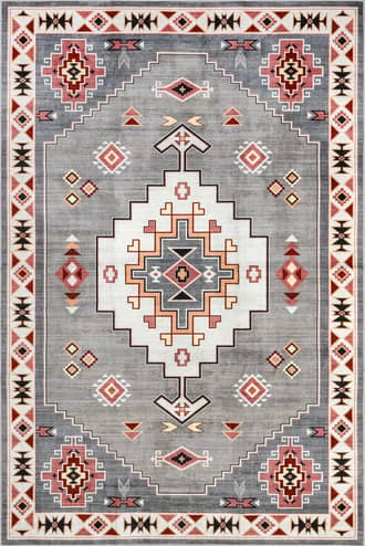 5' x 8' Weslie Southwestern Spill Proof Washable Rug primary image