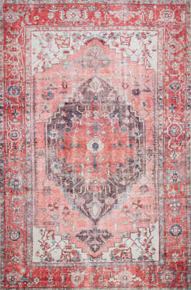 Pink Multi Shaded Medallion Rug swatch