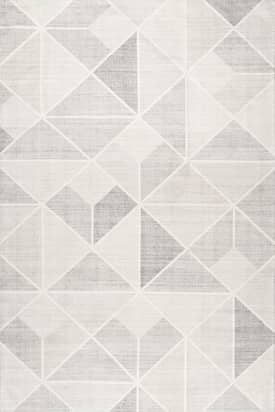 Beige Stassi Washable Shaded Tiles Rug swatch