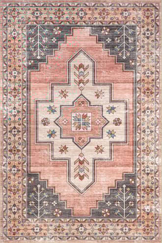 6' x 9' Laurel Medallion Washable Rug primary image