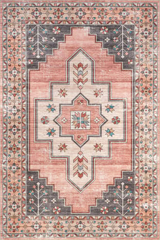 9' x 12' Laurel Medallion Washable Rug primary image