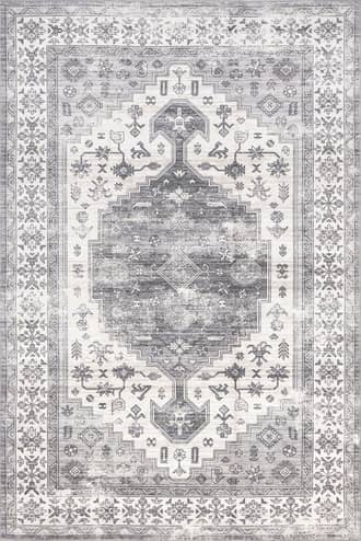 Beige 2' 6" x 8' Daisy Washable Persian Rug swatch