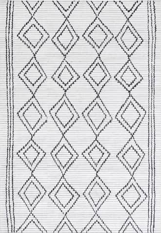 Edith Washable Diamond Rug primary image