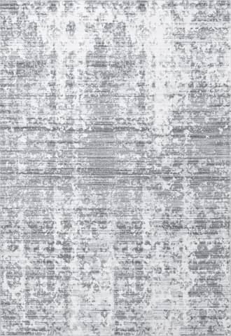 Light Grey Carrie Faded Washable Rug swatch
