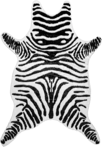 5' 9" x 7' 7" Clara Zebra Washable Rug primary image