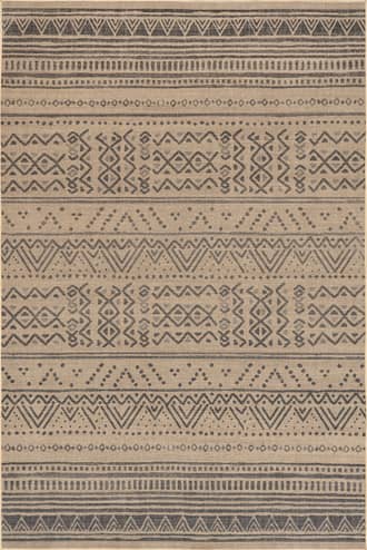 Natural 5' x 8' Janet Easy-Jute Washable Bohemian Rug swatch