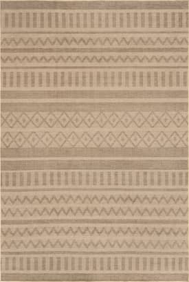 Natural 9' x 12' Marcie Easy-Jute Washable Banded Rug swatch