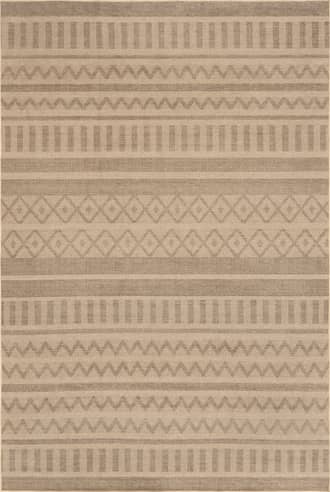 Natural Marcie Easy-Jute Washable Banded Rug swatch