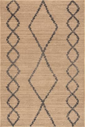 Natural 8' x 10' Kimmie Easy-Jute Washable Braided Rug swatch