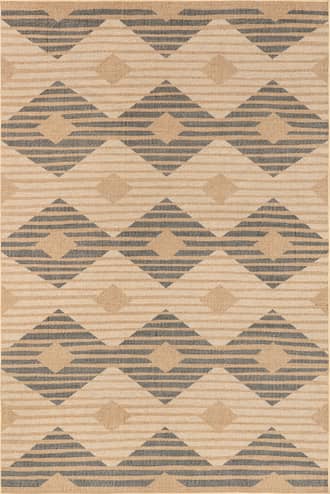 Natural Rivera Easy-Jute Washable Tiled Rug swatch