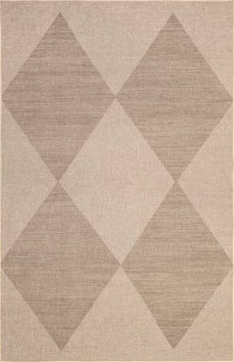 Natural 4' x 6' Adelina Easy-Jute Washable Trellis Rug swatch