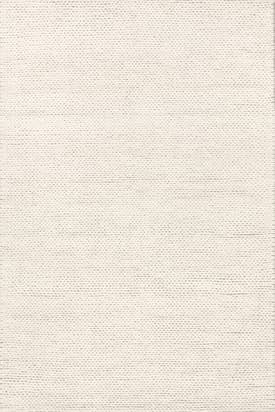 Off White Veronica Wool Braided Rug swatch