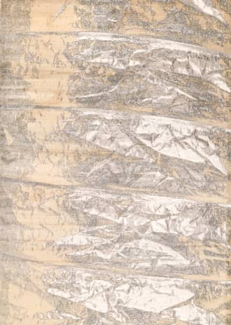 Gold 8' x 10' Abstract Mural Rug swatch
