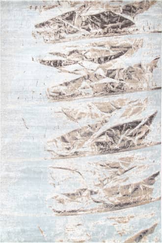 Silver 5' Abstract Mural Rug swatch