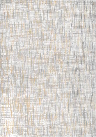 Gold Isabella Crosshatch Abstract Rug swatch