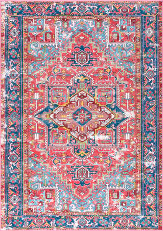 Red 5' 5" Dynasty Traditional Rug swatch