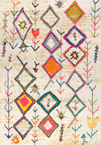 Multicolor 5' x 8' Moroccan Brilliance Rug swatch