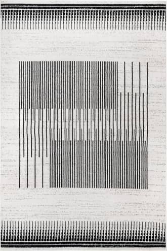 Gray Lisa Abstract Striped Rug swatch