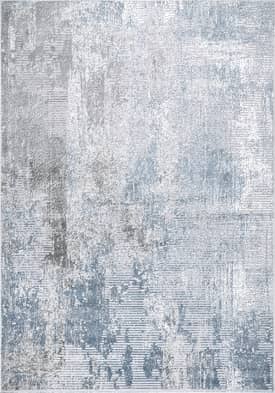 Blue 9' x 12' Iris Textured Abstract Rug swatch