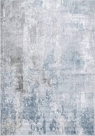Blue 2' 6" x 6' Iris Textured Abstract Rug swatch