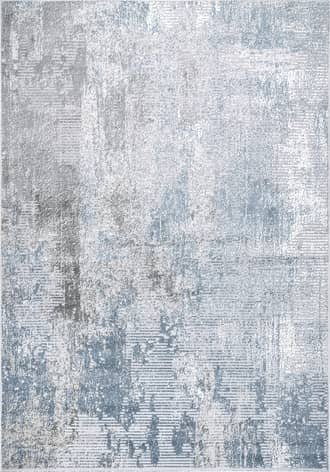 Blue 2' 6" x 6' Iris Textured Abstract Rug swatch