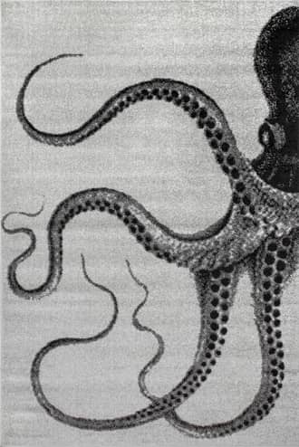 Gray Octopus Rug swatch