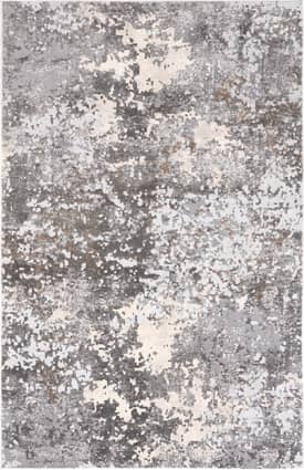 Gray 3' x 5' Mottled Abstract Rug swatch