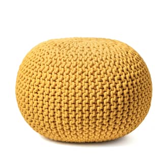 Knitted Round Pouf primary image