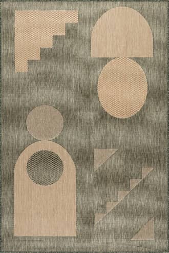 Aila Abstract Geometric Indoor/Outdoor Rug primary image