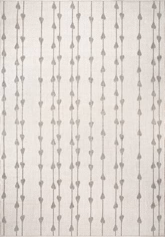 Grey Raindrop Cascade Indoor/Outdoor Rug swatch