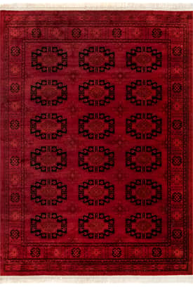 Red Hailey Persian Trellis Rug swatch