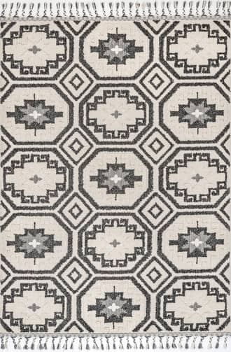 Carved Tribal Tiles Rug primary image