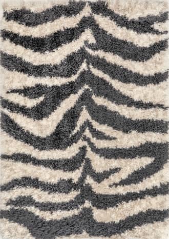 8' x 10' Gwendolyn Zebra Shag Rug primary image