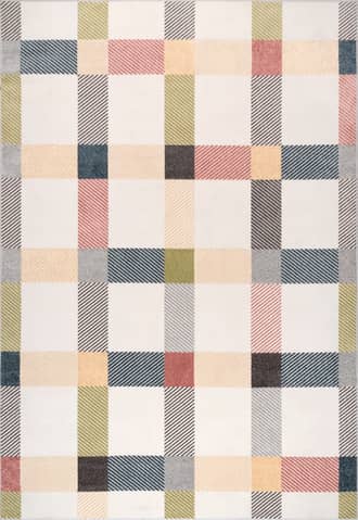 Erin Retro Plaid Rug primary image