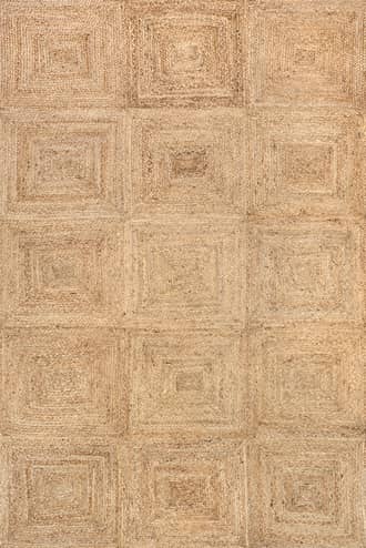 Ruthy Jute Braided Tiled Rug primary image
