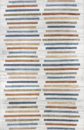 5' 3" x 8' Marlowe Washable Colorful Stripes Rug primary image