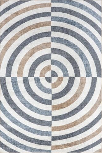 8' x 10' Chandra Washable Retro Spirals Rug primary image