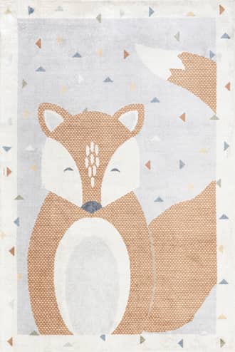 5' x 8' Jolena Fox Kids Washable Rug primary image