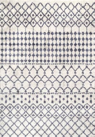 10' x 14' Moroccan Trellis Soft Shag Rug primary image